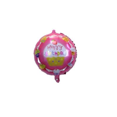 China Decorate parties wholesale prices round foil balloons happy birthday balloon round foil balloons for sale