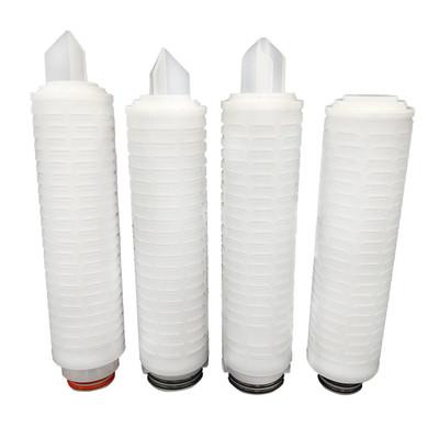 China 500L/Hour Productivity Food Shop Membrane Filter Cartridge for Solvent Chemical Compatibility Hydrophilic Type for sale