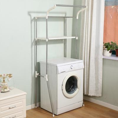 China BAOYOUNI workable above toilet bathroom washing machine storage rack shelf organizer for sale