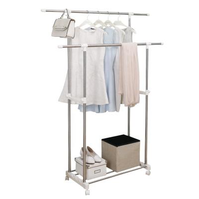 China China Supplier BAOYOUNI Multifunctional Movable Type Vertical Clothes Rack Bipolar Folding Clothes Drying Rack for sale