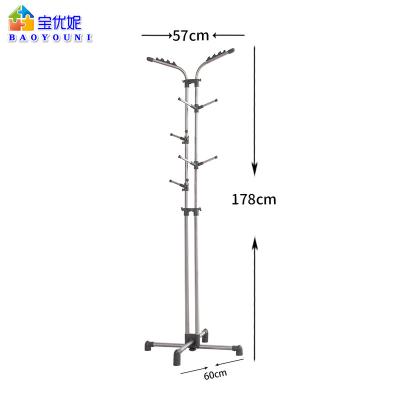 China BAOYOUNI Wholesale Durable Cheap Modern Portable Entryway Hat Coat Racks Hangs Coat Hanger For Bags Clothes Salon for sale