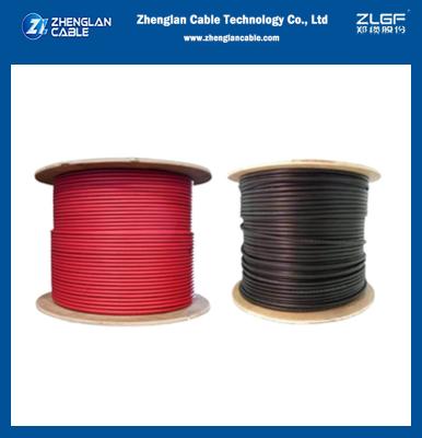 China DC1500V Single Core Solar DC Cable 4mm2 6mm 2 Single PV Copper Red Color IEC62930 Standard for sale