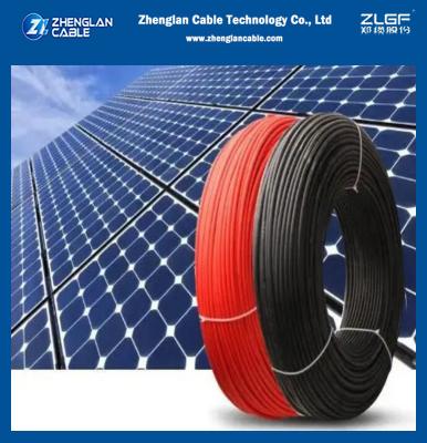 China Tinned Copper Xlpe Solar Power Cable H1z2z2-K 1-10m 6mm2 Red Tuv Roll Pv 4mm2 for sale