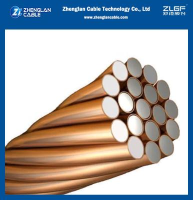 중국 Customized Size Copper Weld Ccs Wire Earth Ground Wire Clad Steel Grade AAA 4.0mm Copper Clad Steel Wire CCS Wire 판매용