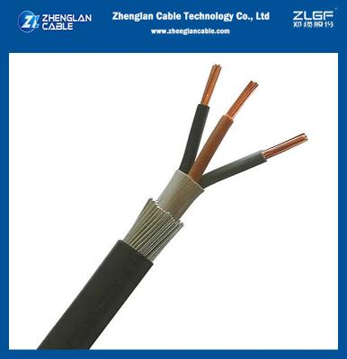 China 6mm 3 Core Steel Wire Armoured SWA Cable Copper Cu XLPE PVC SWA PVC 0.6/1kV BS 5467, IEC/EN 60502-1, IEC/EN 60228 for sale