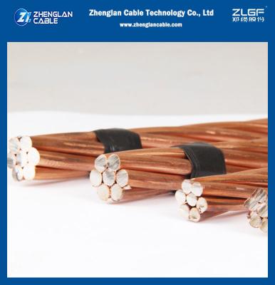 China Copper Clad Steel Grounding Wire Cable CCS Bare CCS Copper Clad Steel Ground Electric Stranded Wire Rod Conductor for sale