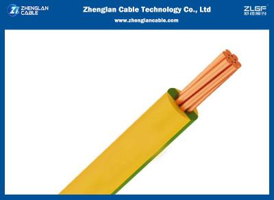 China 750V LSOH Flame Retardant Building Wire And Cable Single Core H07Z1-R 4sqmm Yellow for sale