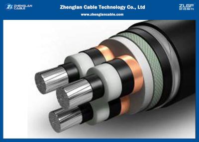 China Copper Power Station Underground Cables 35 KV XLPE/PVC Insulated Medium Aluminium for sale