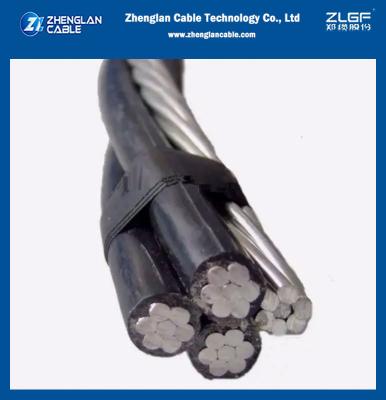 China 1kv Quadruplex Service Drop Cable Aluminum Overhead Insulated Cable Abc Icea S-76-474 for sale