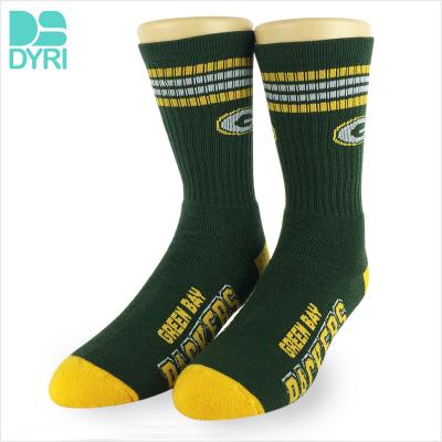 China Viable High School Girl Green Bay Packer White Socks Uniform for sale