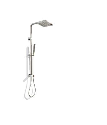 China 2021 Without Diverter Bathroom Shower Column Set With Rain Shower Head And Hand Shower for sale