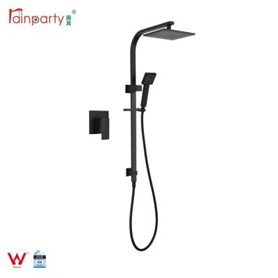 China With Modern Hot And Cold Shower Diverter Style Waterfall Shower Set Rain Shower Set Bathroom Sets for sale