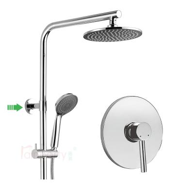 China Professional Factory Brass Without Diverter Rainfall System Set Column Bathroom Tapware Australia Shower for sale