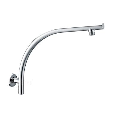 China Without Bathroom Accessory Brass Rainparty Diverter Chrome Extensions Flexible Gooseneck Shower Arm for sale