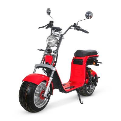 China Halei Red Electric Motorcycle 2 Tire 3C Electric Scooter for sale