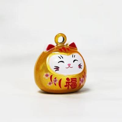 China Omament Multicolor Cartoon BellJapaese Maneki-neko Japanese Top Treasure Selling Cat Dreamy Seamless Crisp Temple Souvenirs for sale