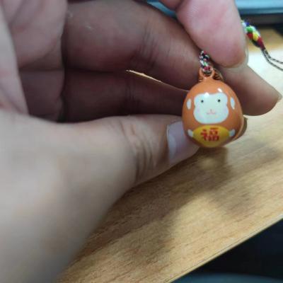 China High Quality Chinese Zodiac Monkey Tumbler Bell Brass Alloy Decoration Cartoon Bell for sale