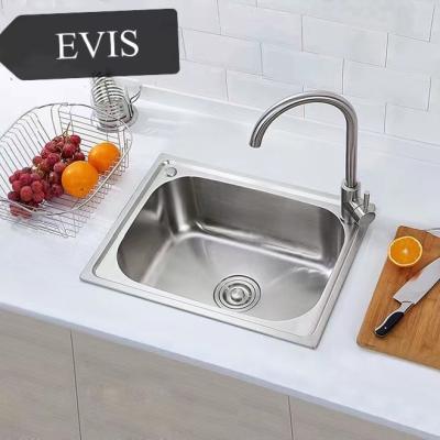 China Without Faucet Single Bowl Kitchen Sink for sale