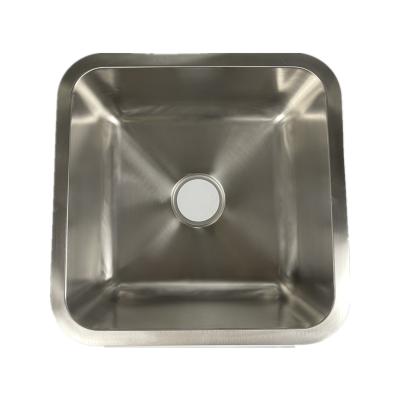 China Without Faucet Single Oval Undermount Installation Basin 45*45 Cm Bathroom Sink for sale