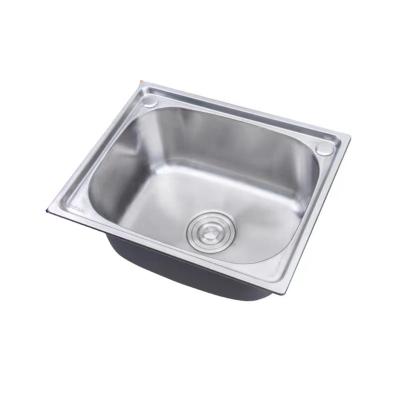 China Without Basin 46*42cm Kitchen And Bathroom Wholesale Single Sink Faucet Undermounted Rectangle for sale