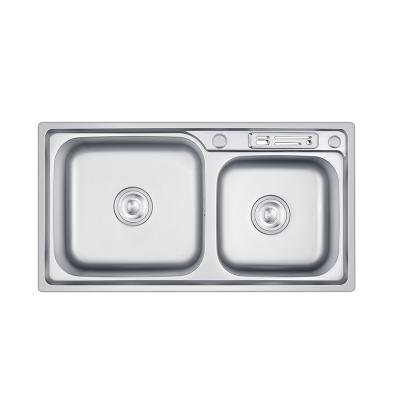 China Without Faucet Wholesale Stainless Steel Kitchen Sink for sale