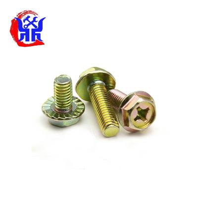 China Machine Fasteners CARBONT STEEL DIN6921 Full Flange Threaded Bolt for sale