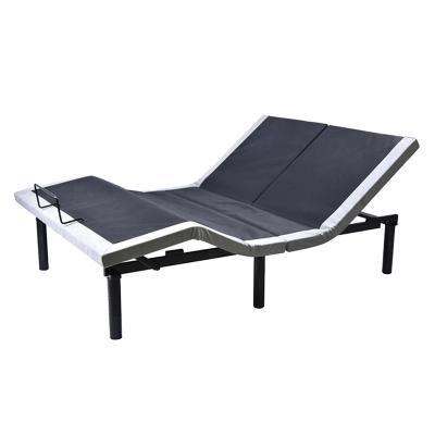 China Good Quality Foldable Bed Frame Adjustable Adjustable Split Bed Massage King Bed Frames for sale