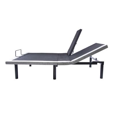 China Large Promotion Bed Frame Foldable Adjustable Steel Metal Bed Split Adjustable King Adjustable Bed For Mattress for sale