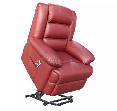 China Smart Home Leather Massage Sofa Recliner Lift Modern Design Elderly Massage Furniture Chair for sale