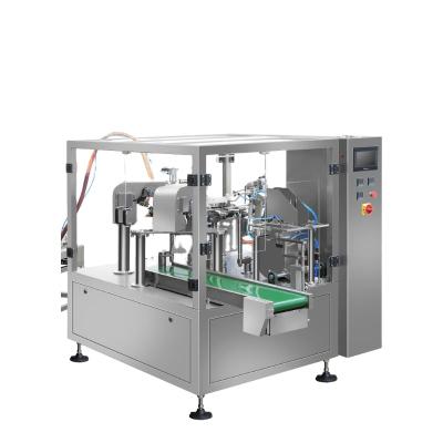 China GARMENT Automatic Tomato Sauce Tomato Ketchup Filling Sealing Machine for Preformed Pouch Premade Pouch for sale