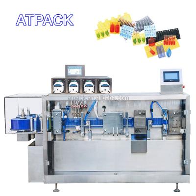 China Beverage BFS Liquid Automatic Plastic Ampoule Forming Filling Sealing Machine for sale