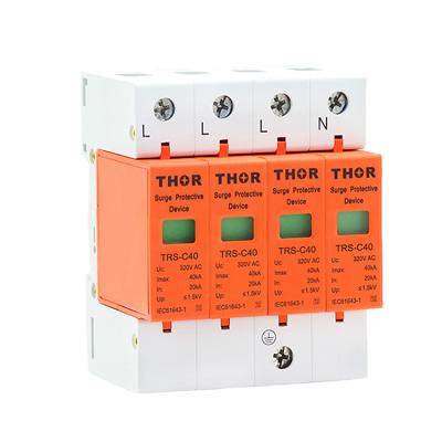 China TRSS AC Lightning Surge Protector TVSS 40KA TRS-C40/320 Surge Protectors for sale