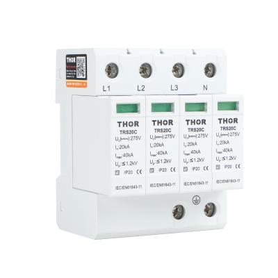 China Transient Surge Protection Device 40ka SPD Voltage Surge TRS20C for sale