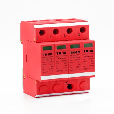 China THOR 275V TRS4-D10/275 Surge Voltage Power SPD Device Voltage Surge Protector for sale