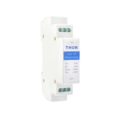 China RS485 Surge Protector Device 12V Lightning Arrester Signal Surge SPD TRSs-485/12 for sale