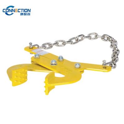 China Steel Tools Heavy Duty Low Profile Double Scissor Pallet Puller With Chain for sale