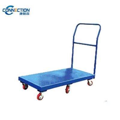 China Industrial Cargo Moving Hand Truck Platform Trolley Hand Truck Platform Truck for sale