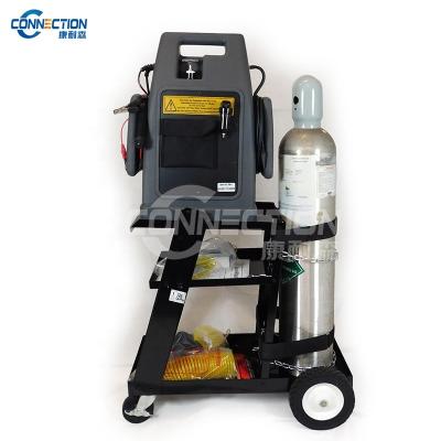 China 4 Wheel Trolley Industrial Steel Welding Machine Tank Cart MIG Cart Welding Cart For Sale for sale