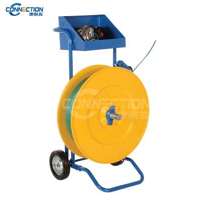 China Durable Movable PET Strapping Tool Hand Dispenser Cart for sale