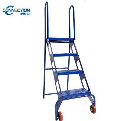 China Folding Ladders 3 Foldable Industrial Light Duty, 4 Step Ladder for sale