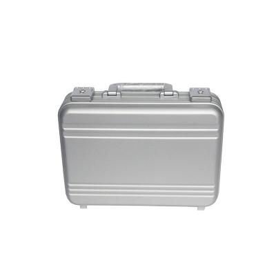 China Silver Aluminum Attache Case Aluminium Molded Document Box Storage Computer for sale