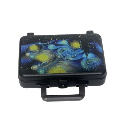 China Aluminum Display Box Black Aluminium Magic Prop Storage Case For Magician for sale