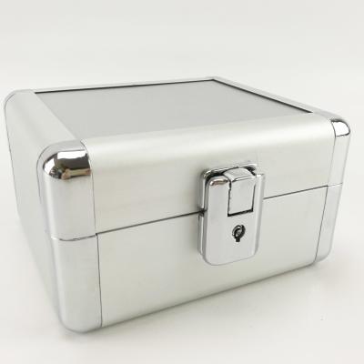 China Middle Aluminium Storage Box 90 Degree Open Small Aluminum Empty Case for sale