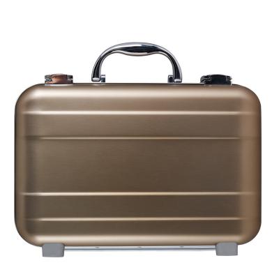 Cina Rose Golden Aluminium Attache Case, piccola cartella di alluminio portatile in vendita