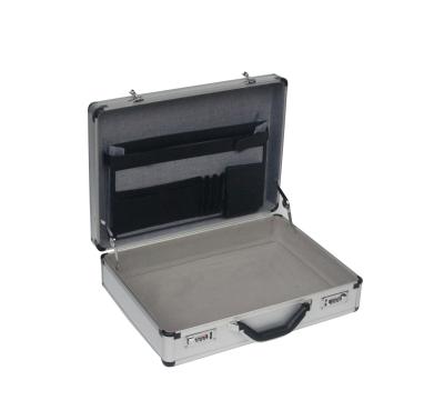 China ABS Diamound Silver Aluminum Attache Case With Pick and Pluck Foam Inside For Carry Documents Or Tools for sale