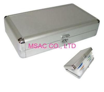 China Sliver Aluminium DVD Storage Case , One Lock Aluminium DVD Storage Boxes for sale