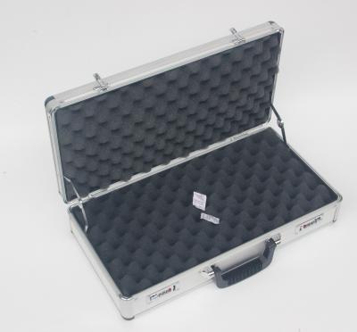 China Light Weight Aluminum Gun Case With Aluminum Diamond Panel for sale