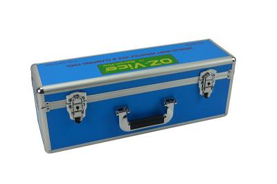 China Blue Aluminum Hand Tool Case Fireproof 2mm Thickness EVA Inside 480 * 145 * 175mm for sale