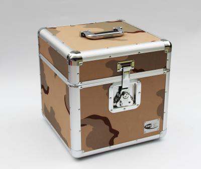 China LP 100 12'' Aluminum Record Carrying Case Camouflage Color for sale