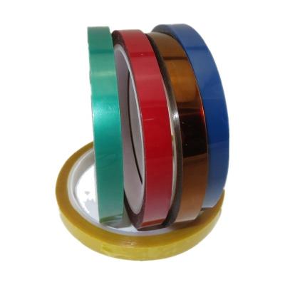 China Heat resistance Residue Free PCB Masking 3D Printing Powder Coating Green Tape Pet Silicone Tape for sale